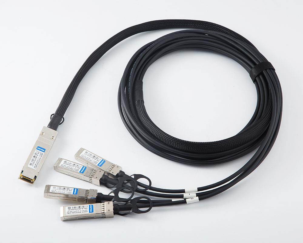 5m(16.4ft) Cisco QSFP-4SFP10G-CU5M Compatible 40G QSFP+ to 4x10G SFP+ Passive Direct Attach Copper Breakout Cable