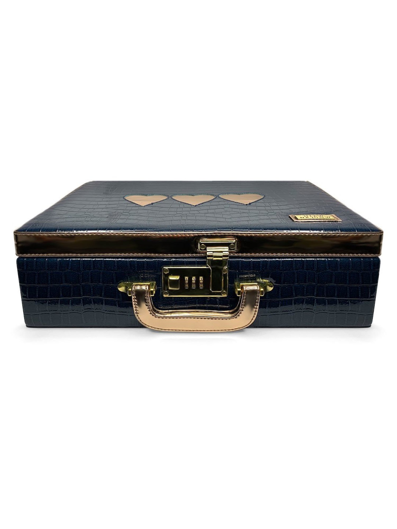 Modern Myth Blue Textured Medium Briefcase