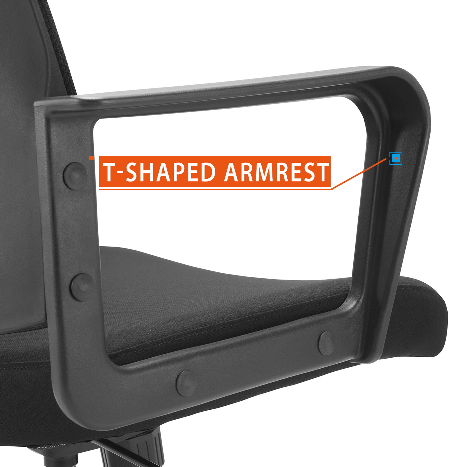 CLATINA Ergonomic Rolling Mesh Desk Chair with Executive Lumbar Support and Adjustable Swivel Design for Home Office Computer BIFMA Certified Black