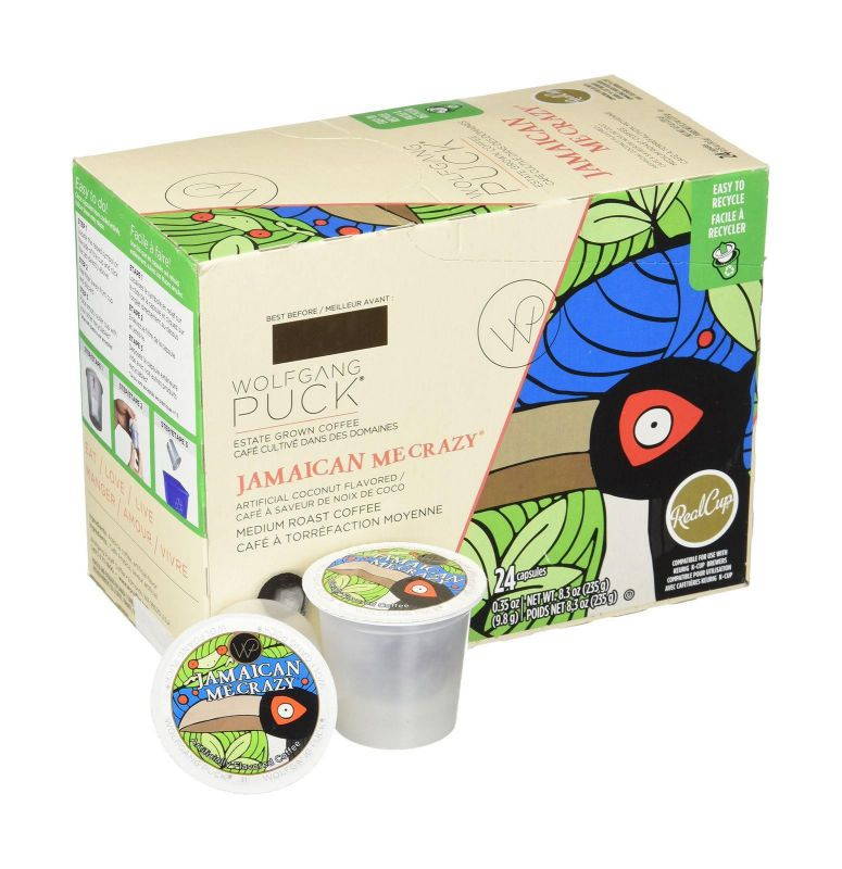 Wolfgang Puck Coffee, Jamaican Me Crazy, K-Cups for Keurig Brewers, 24-Count ...