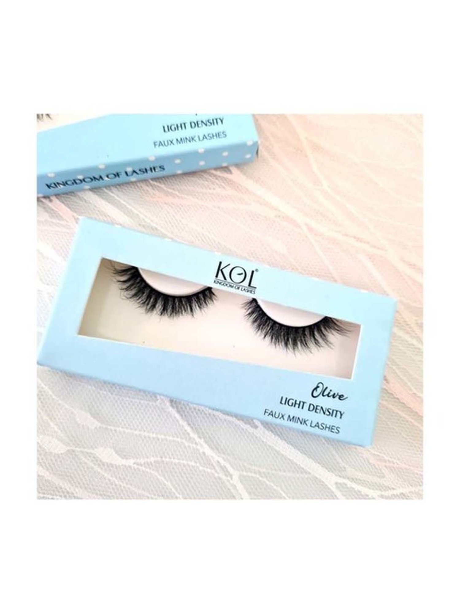 Kingdom Of Lashes Light Density Eyelashes Olive - 2 gm