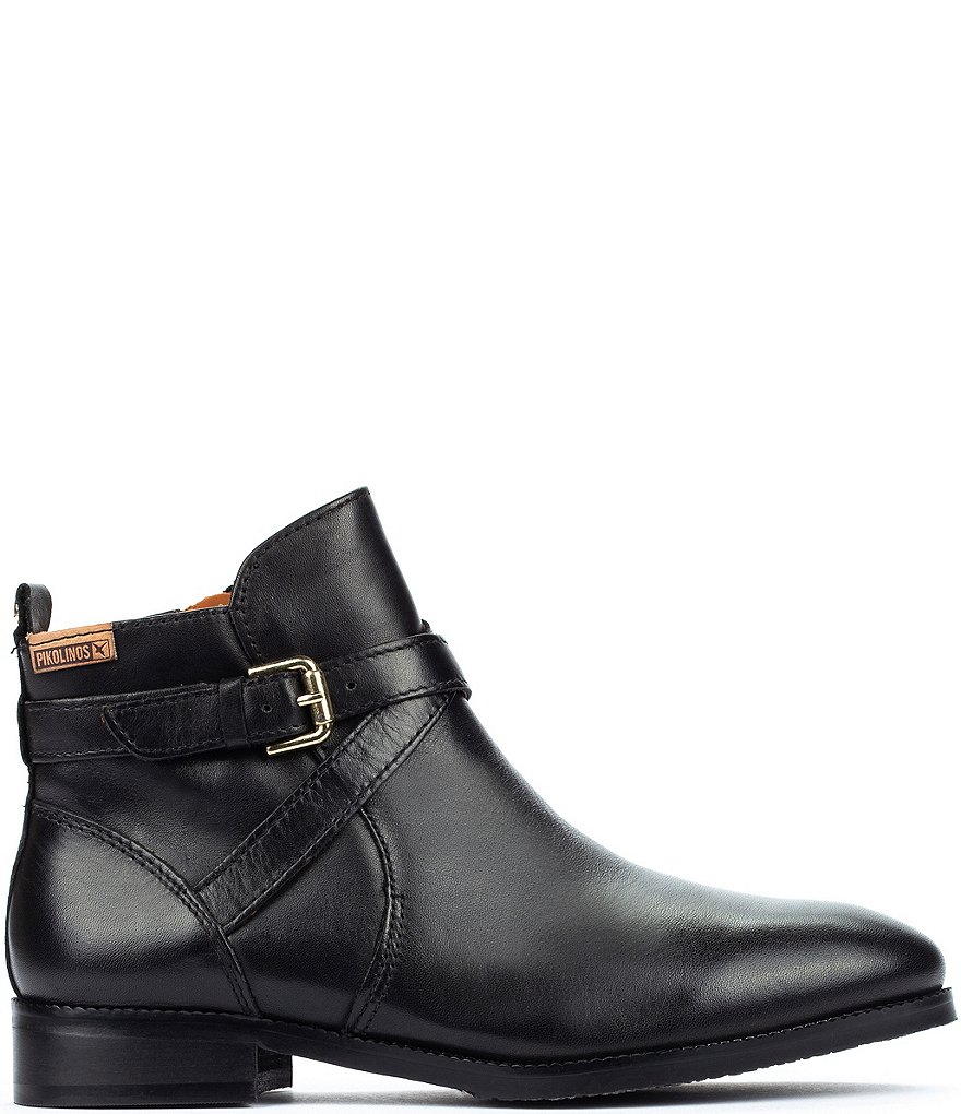 Pikolinos Royal W4D Leather Side Zip Booties