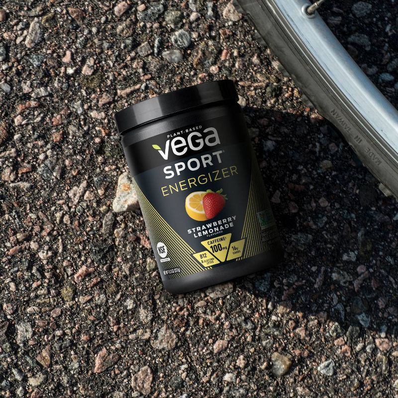 Vega Sport Energizer Pre Workout Dietary Supplement - Strawberry Lemonade - 11.3oz