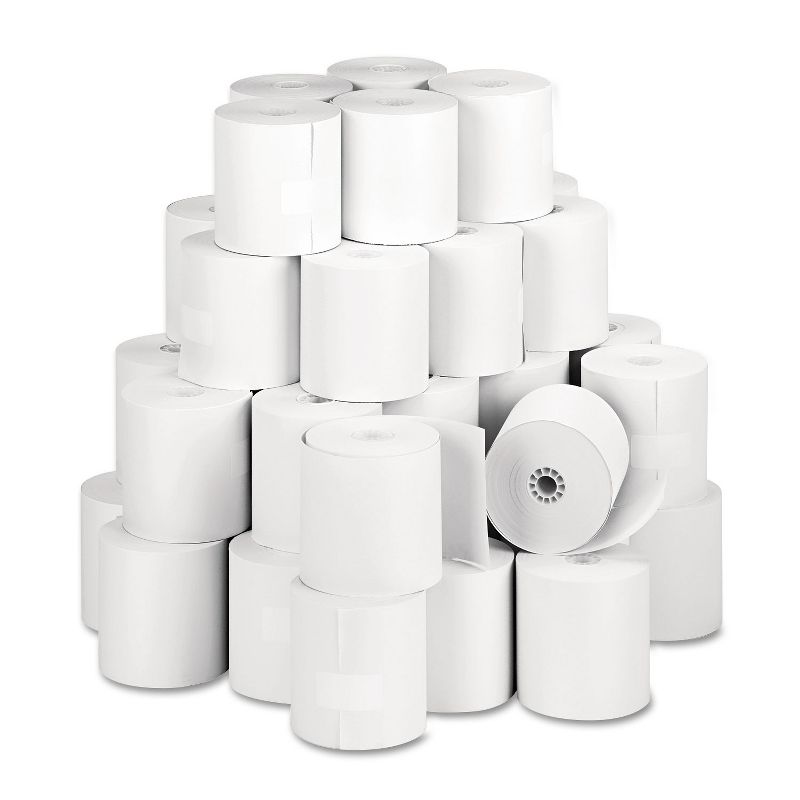 Iconex Direct Thermal Printing Thermal Paper Rolls 3.13" x 273 ft White 90781277