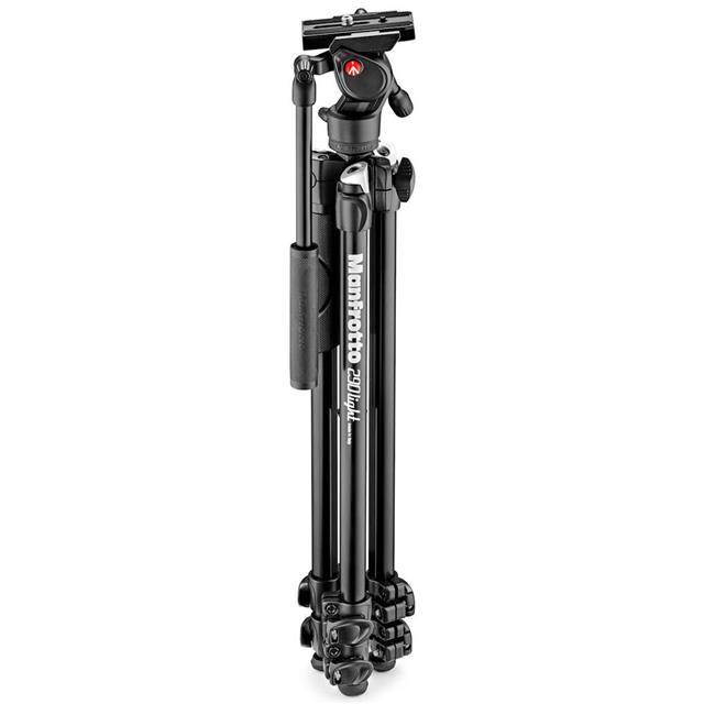 Manfrotto 290 Light Alu Tripod with Befree Live Fluid Video Head Kit
