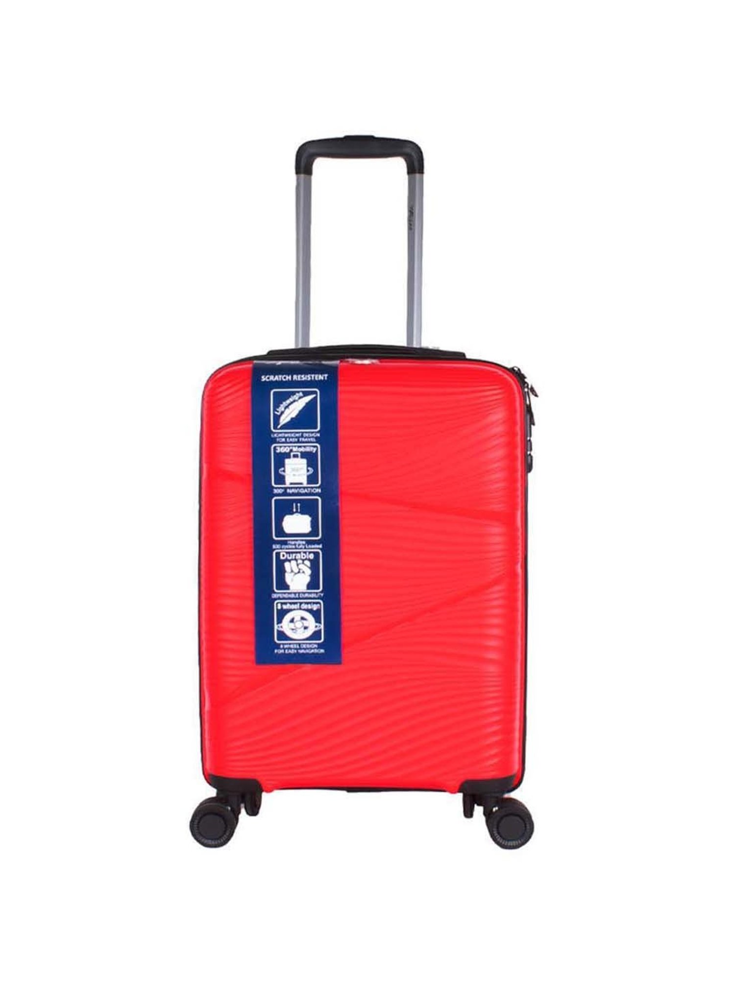 F Gear 4 Wheel Large Hard Cabin Trolley - 46 cm
