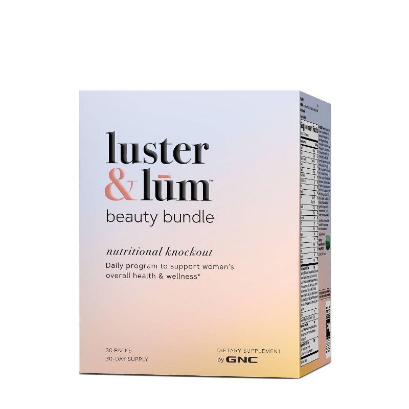 Luster & Lum Beauty Bundle Nutritional Knockout Dietary Supplements - 30ct