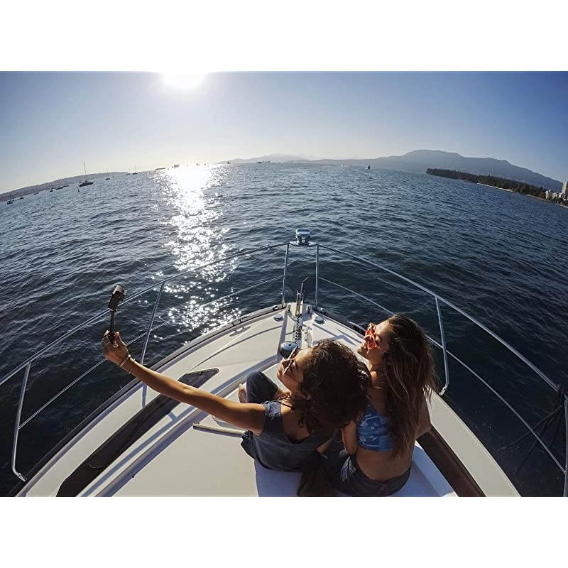 HERO8 Black Bundle - Includes HERO8 Black Camera, Shorty, Head Strap, 32GB SD Card, and 2 Rechargeable Batteries