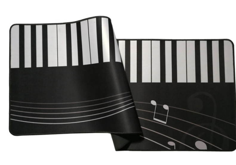 Piano Key Gaming Mouse Pad 300x800mm Locking Edge Large Mousepad Gamer Speed/Control Computer Mouse Mat Rug for CSGO DOTA 2 LOL