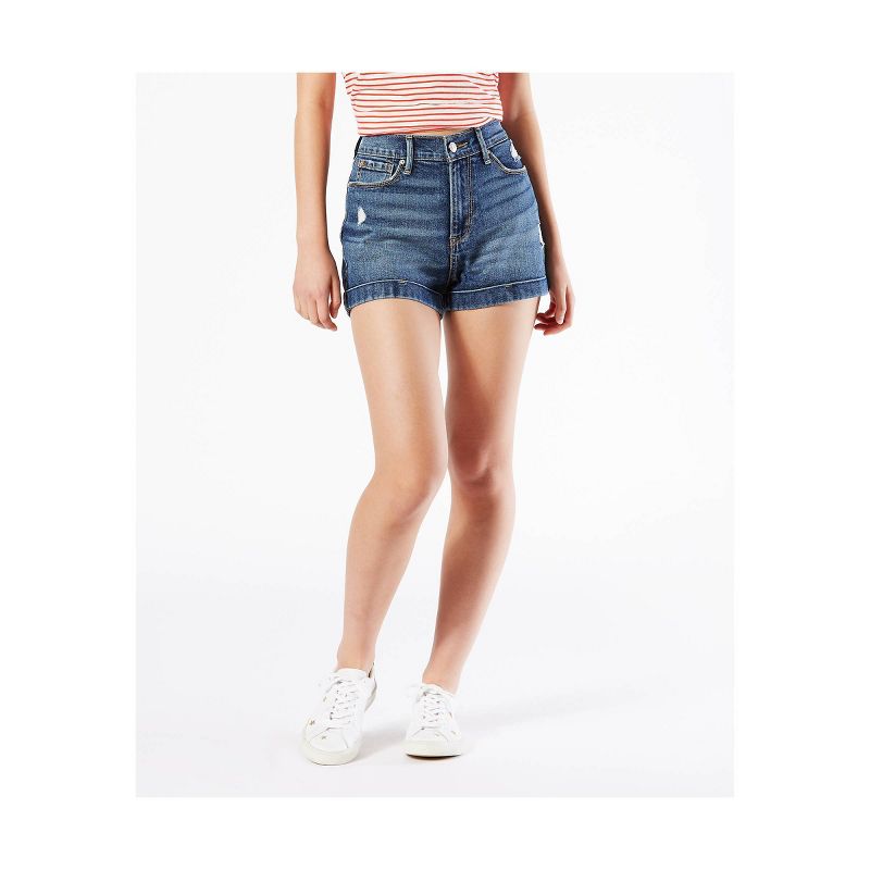 KENDALL + KYLIE White High Rise Sports Shorts