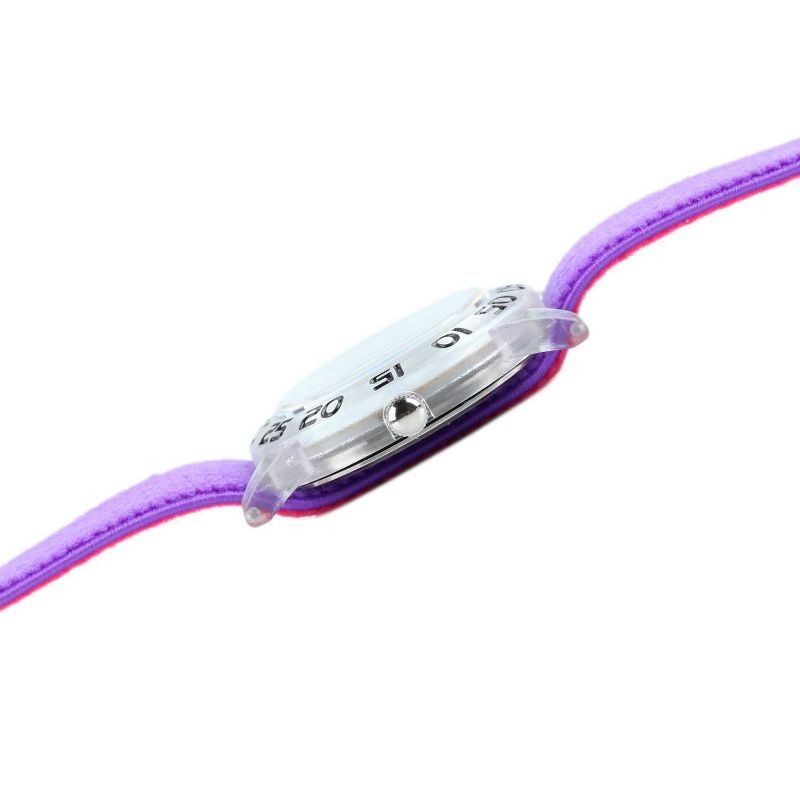 Girls' Red Balloon Plastic Time Teacher Watch - Purple