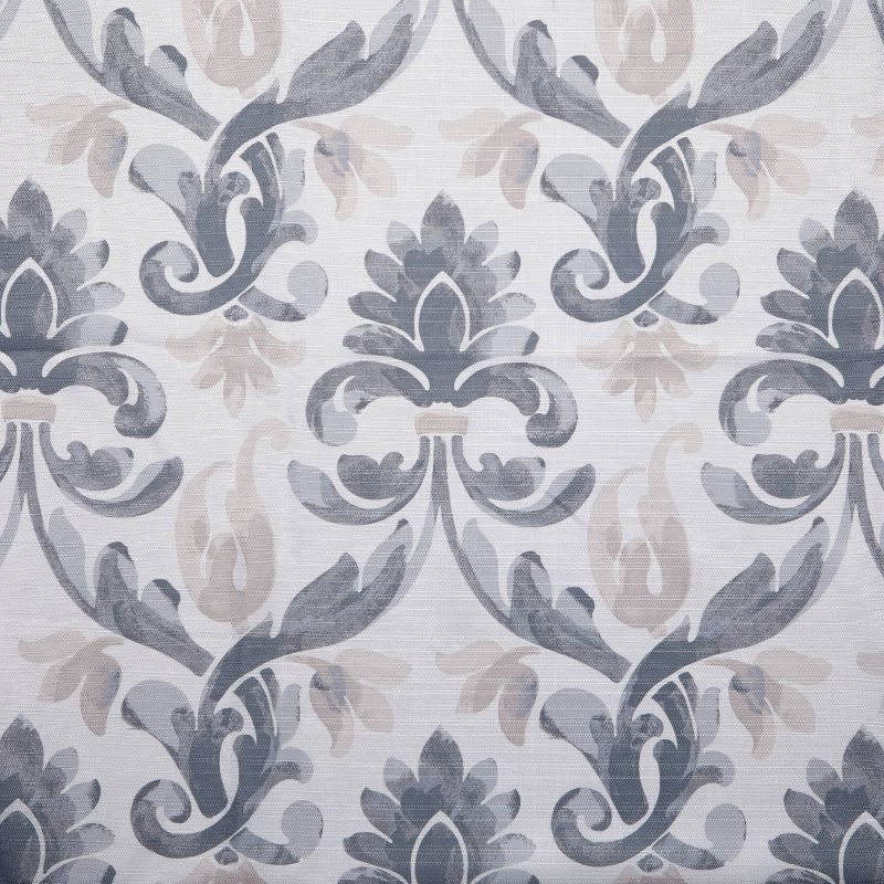 Spencer Shower Curtain Gray/Taupe - Moda at Home