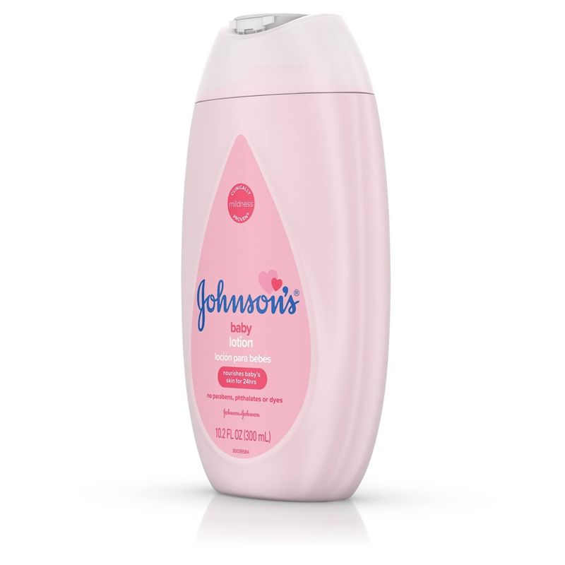 Johnson's Moisturizing Pink Baby Lotion with Coconut Oil - 10.2oz