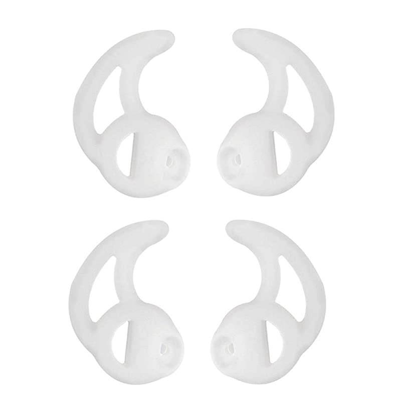 Ear Mold for Two-Way Radio Replacement Earmold Earpiece Earbud Acoustic Coil Tube Headset (Fin Shape,2 Pairs Large,3.0cm)