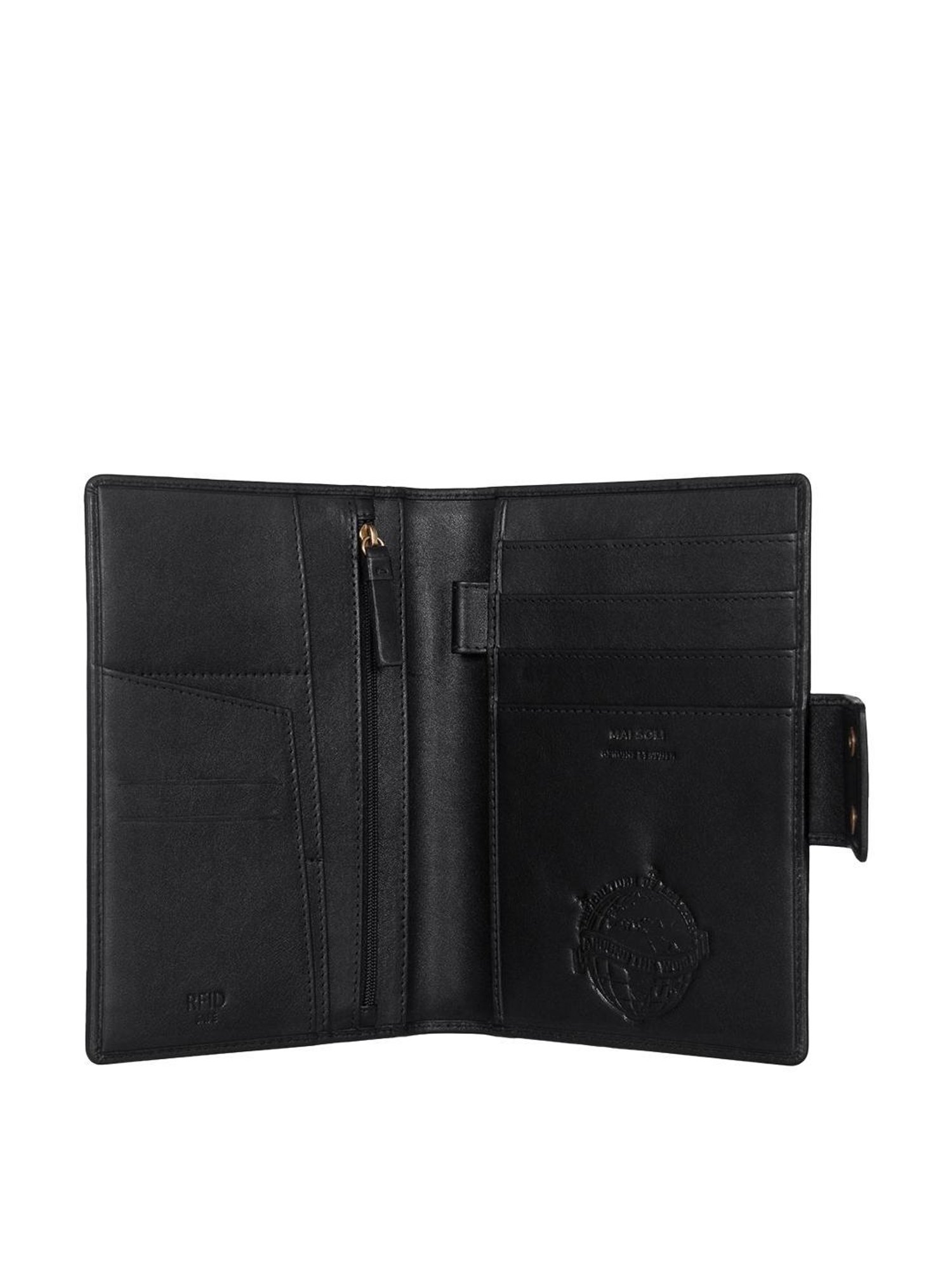 Deuter Black Casual Rfid Wallet