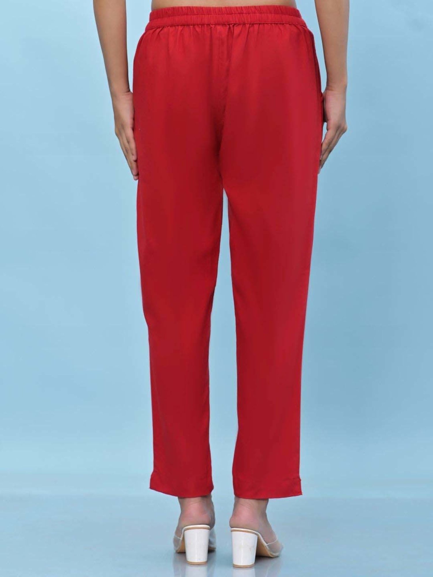 Juniper Red Cotton Pants