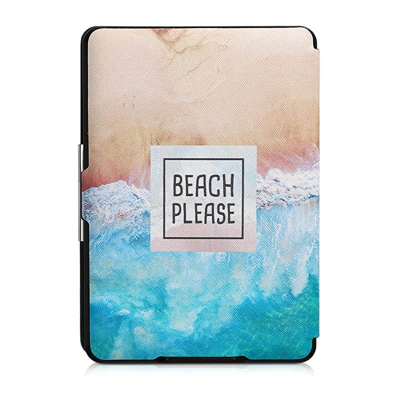 Compatible with  Kindle Paperwhite PU eReader Cover Beach Please