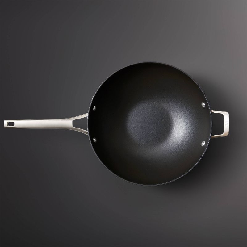 Calphalon Premier 13" Nonstick Flat-Bottom Wok