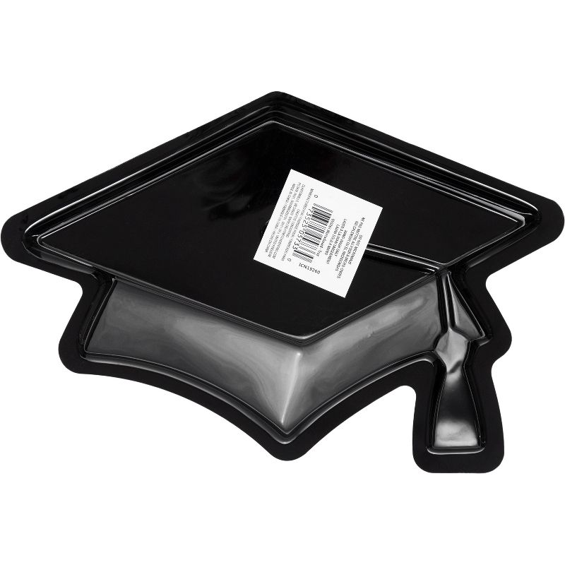 Black Mortarboard Graduation Serving Tray