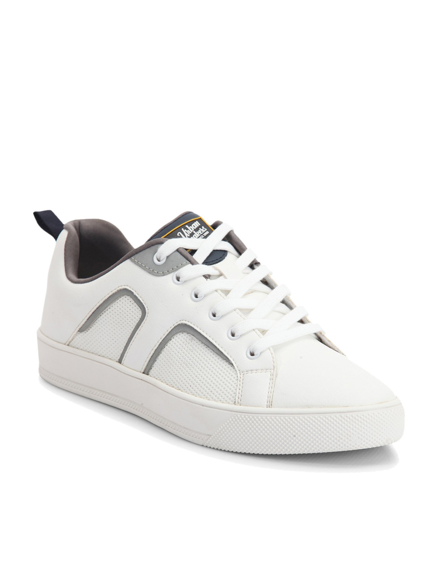 ID Men's White Casual Sneakers