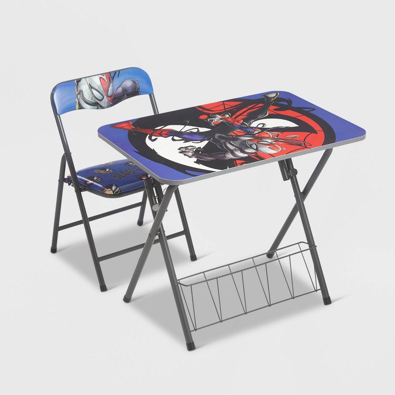 2pc Spider-Man Foldable Activity Desk and Chair Set