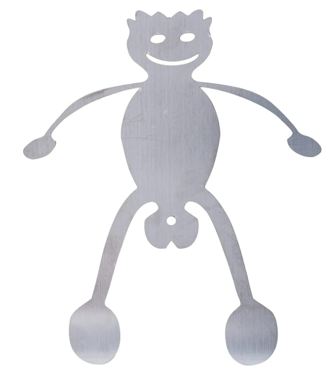 Hot Dog Roaster, Stainless Steel Marshmallow Roaster, Novelty Barbecue BBQ Tools, Barbecue Forks Accessories for Campfire, Bonfire and Grill (Marshmallow Girl + Hot Dog Boy) -2