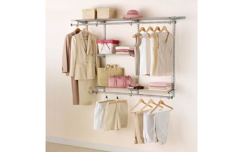 Honey-Can-Do 2-Tier Nesting Bamboo Shoe Rack