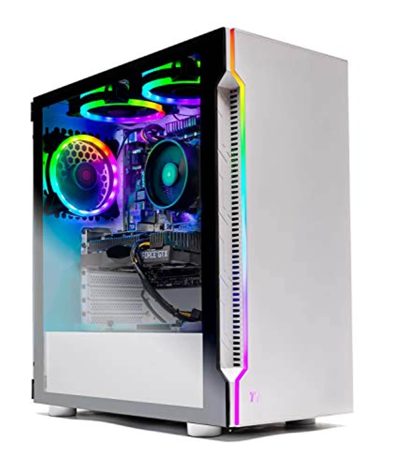 Skytech Archangel Gaming Computer PC Desktop - Ryzen 5 3600 3.6GHz, GTX 1660 Super 6G, 500GB SSD, 16GB DDR4 3000MHz, RGB Fans, Windows 10 Home 64-bit, 802.11AC Wi-Fi (ST-Arch3.0-0038)