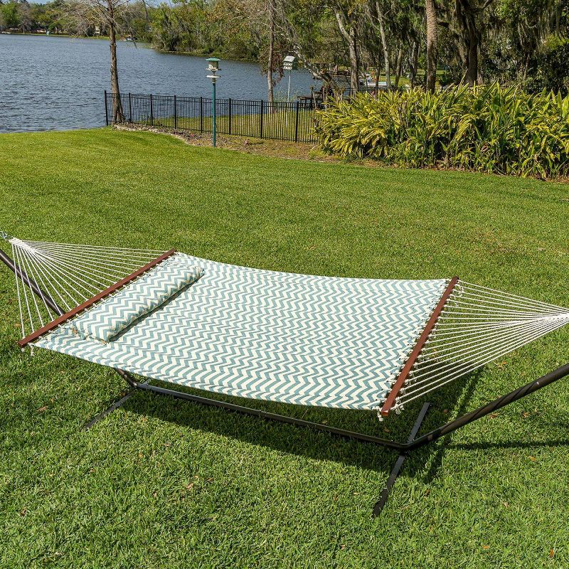 Coronado Double Quilted Hammock Blue Cheron - Smart Living
