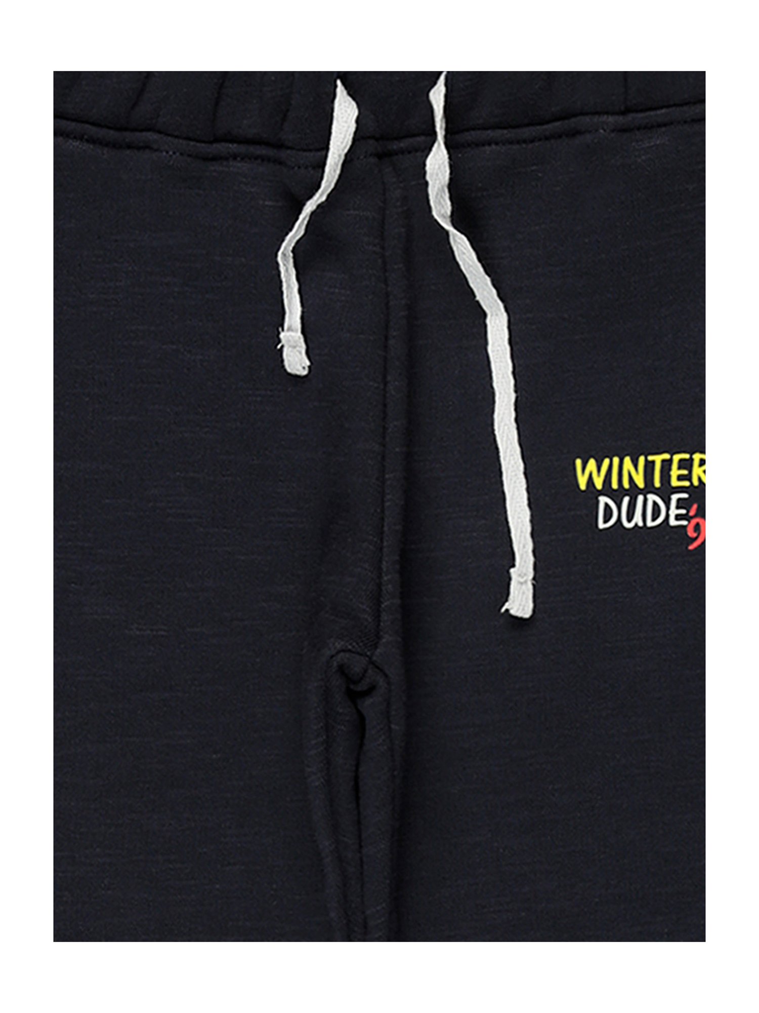 Bodycare Kids Navy Printed Full Sleeves Hoodie with Pants