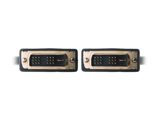 DAT 7321D Black Male to Male One DVI-D to DVI-D Single Link Cable