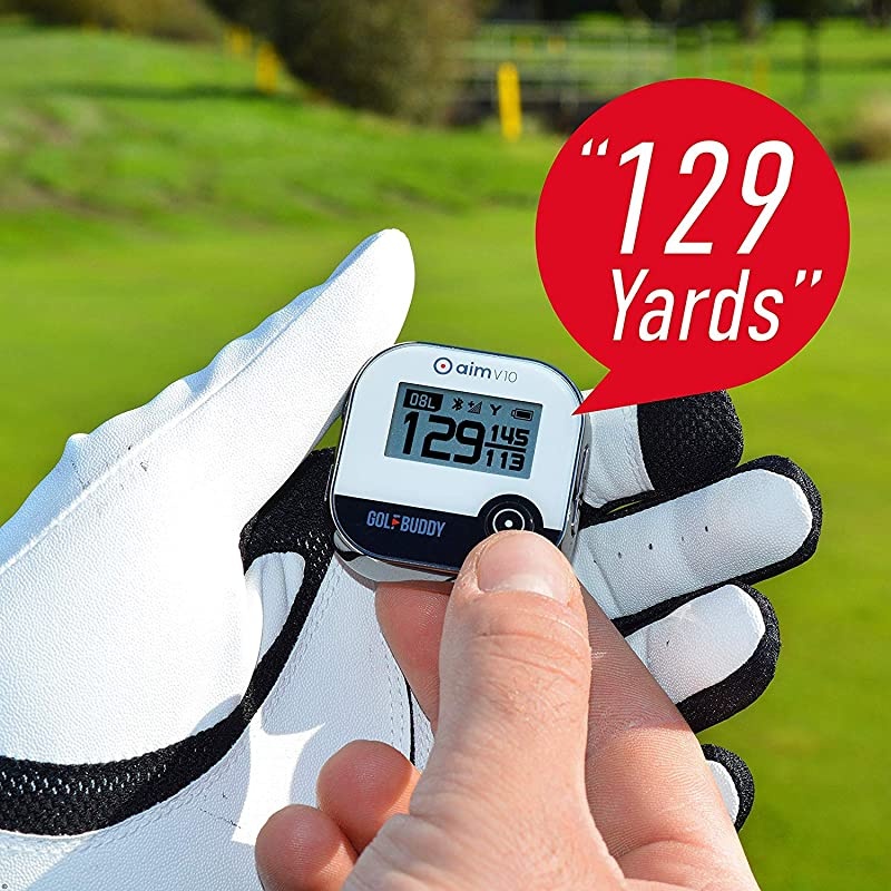 aim V10 Talking Golf GPS Chrome