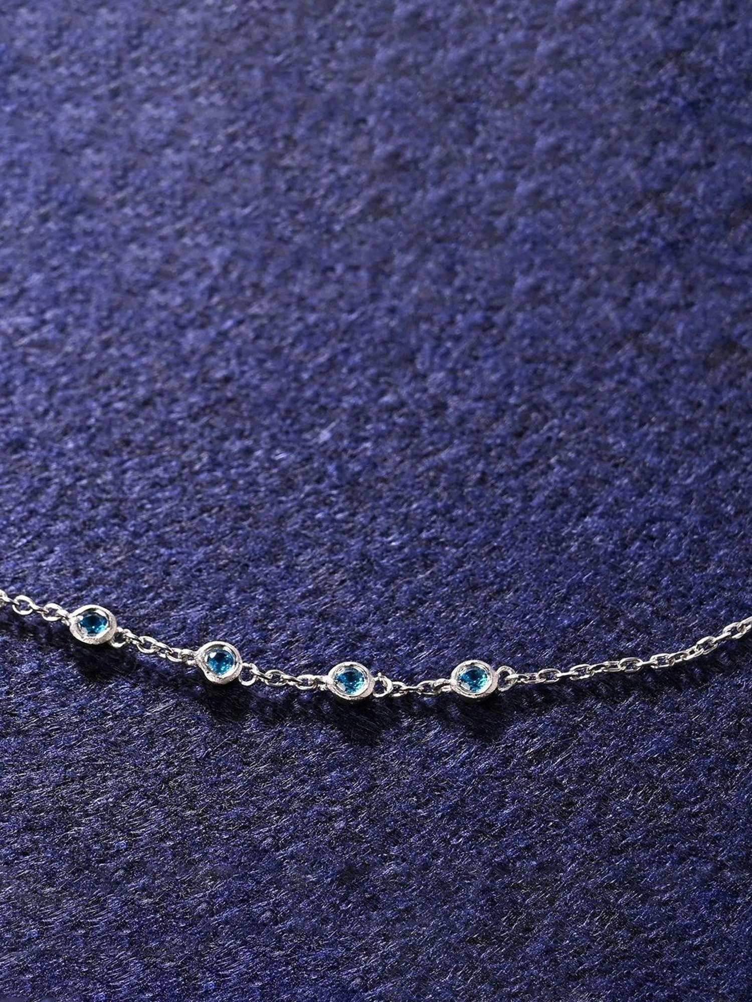 Ornate Jewels 92.5 Sterling Silver Red Ruby Necklace for Women