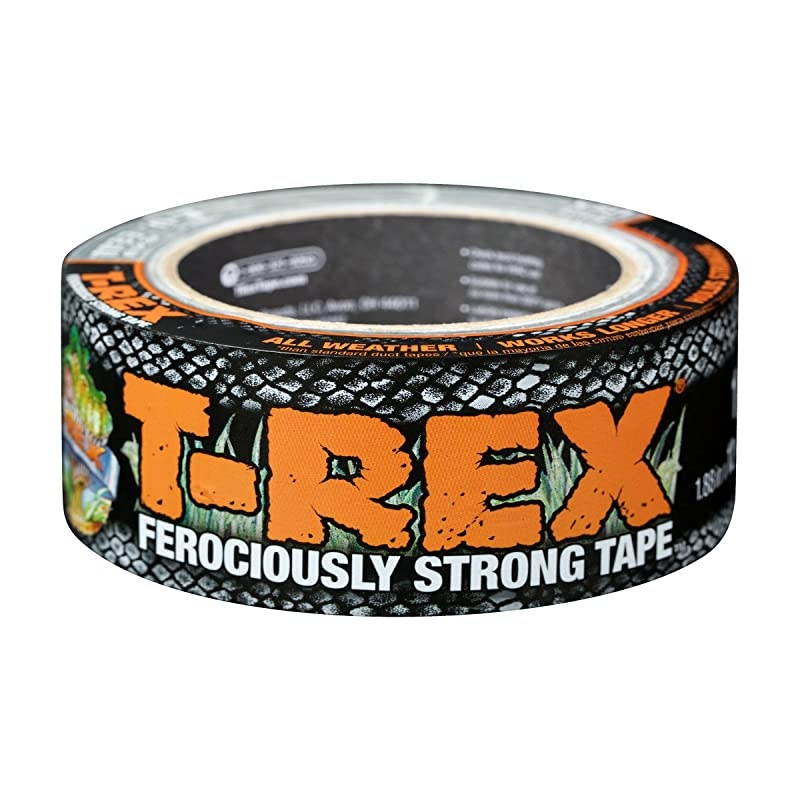 Ferociously Strong Tape Duct Tape with UV Resistant amp Waterproof Backing for Wood Brick Concrete and More 12 yd x 188quot Gunmetal Gray 1Roll 241309