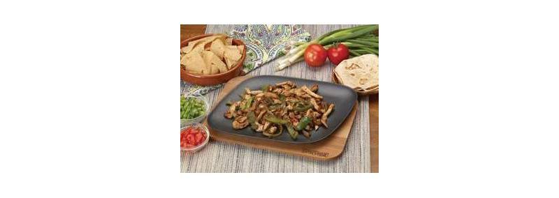12" Enameled Fajita Grill Pan Gray - Bayou Classic