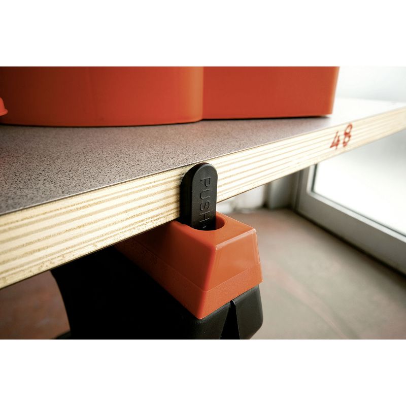 TOOD SH020 Portable 441 Pound Capacity Folding Work Bench Saw Horse for Home Improvement, DIY, Industrial,  Woodworking, and Metalworking, Set of 2