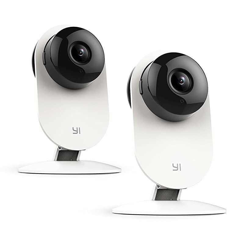 2pcs Home Camera 720p Wireless IP Security Surveillance System with Free Motion Alerts Cloud 6Seconds Clips Night Vision Baby Monitor on iOS Android App Cloud Service Available