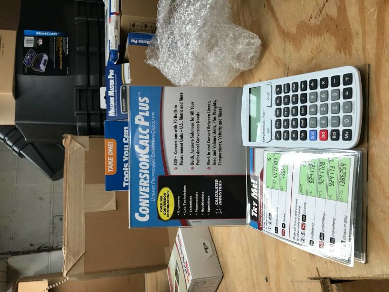 DISPLAY MODEL CALCULATED INDUSTRIES CONVERSION CALC PLUS CALCULATOR