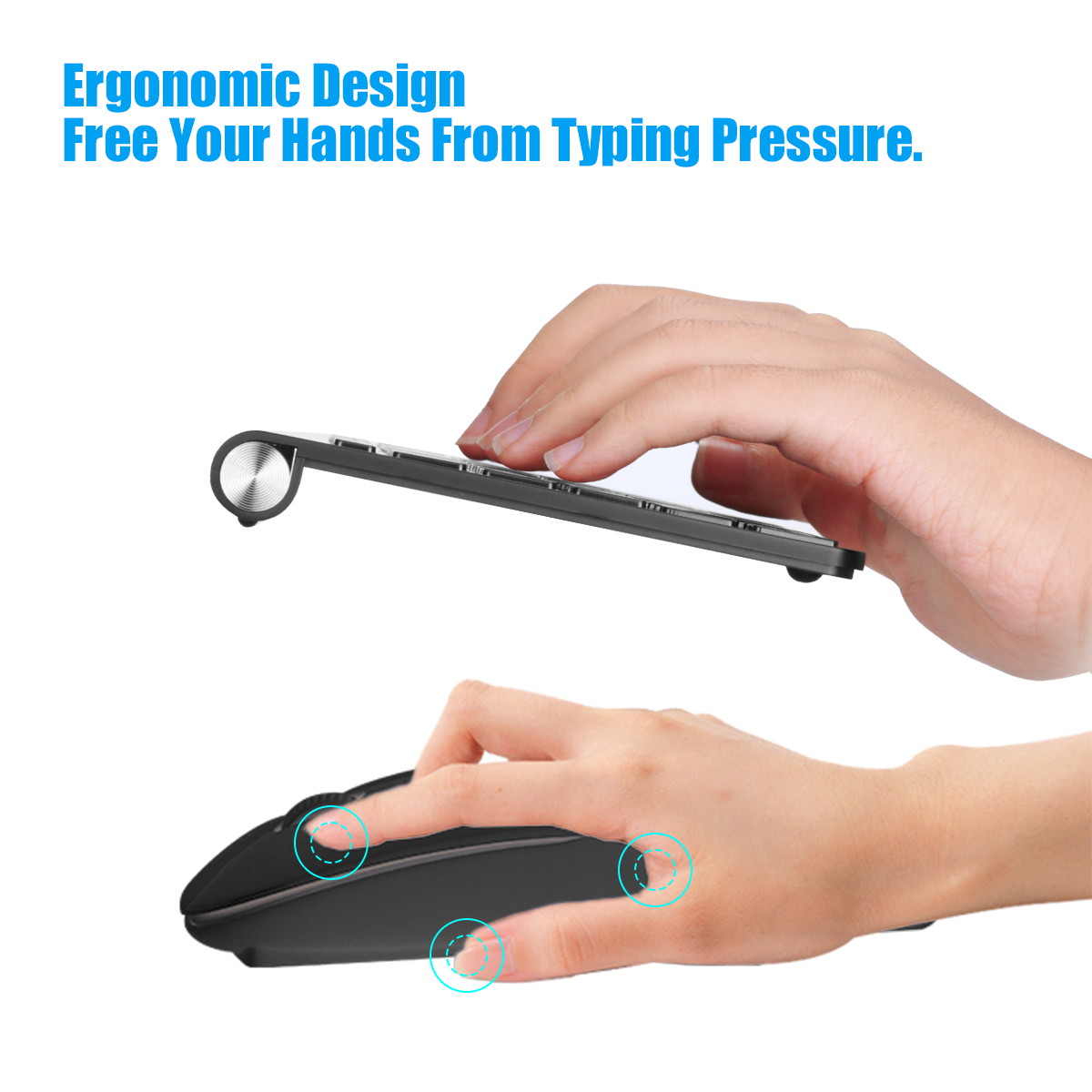 2, 60% Wired/Wireless Mechanical Keyboard (Kailh Box Brown Switch/White Case) - Full Keys Programmable - True RGB Backlit - Tap Arrow Keys - Double Shot PBT Keycaps - NKRO - 1900mAh Battery