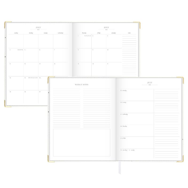 Undated Teacher Planner 8.5" x 11" Large Weekly Lesson Plan Book Botanical Floral - TF Publishing