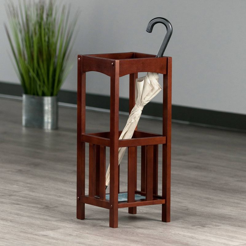 Quatro Umbrella Stand & Coat Rack Steel - Adesso