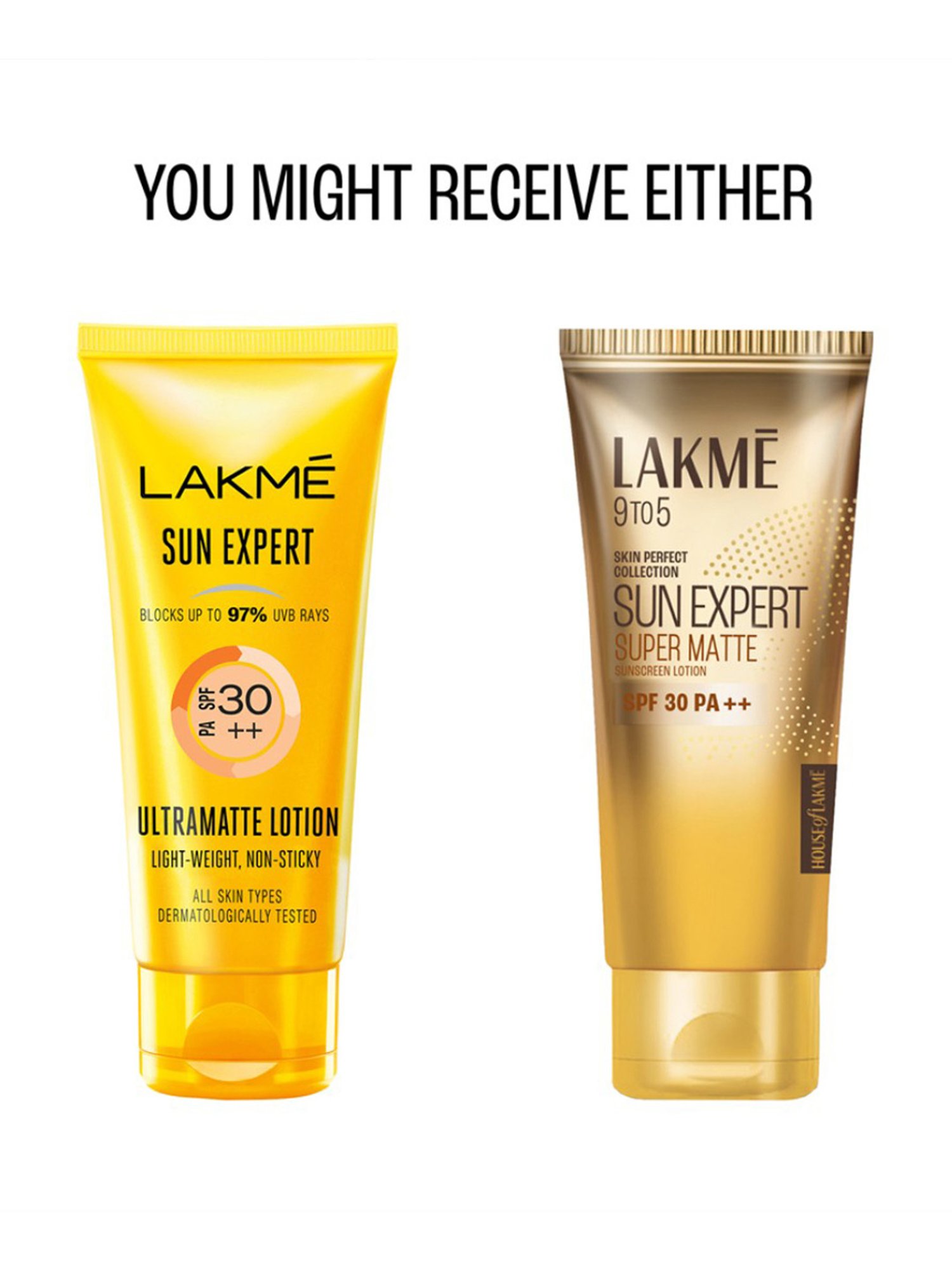 Lakme 9 To 5 Skin Perfect Collection Sun Expert Super Matte Sunscreen Lotion SPF 30 PA ++ - 50 ml