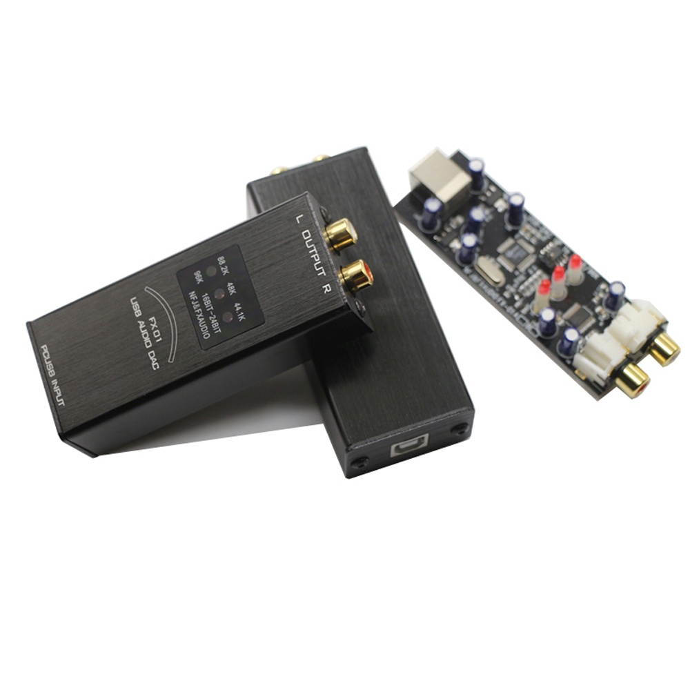 FX-AUDIO FX-01 USB DAC Audio Amplifier USB Sound Card 24bit Decoder Sampling Rate Amplifier