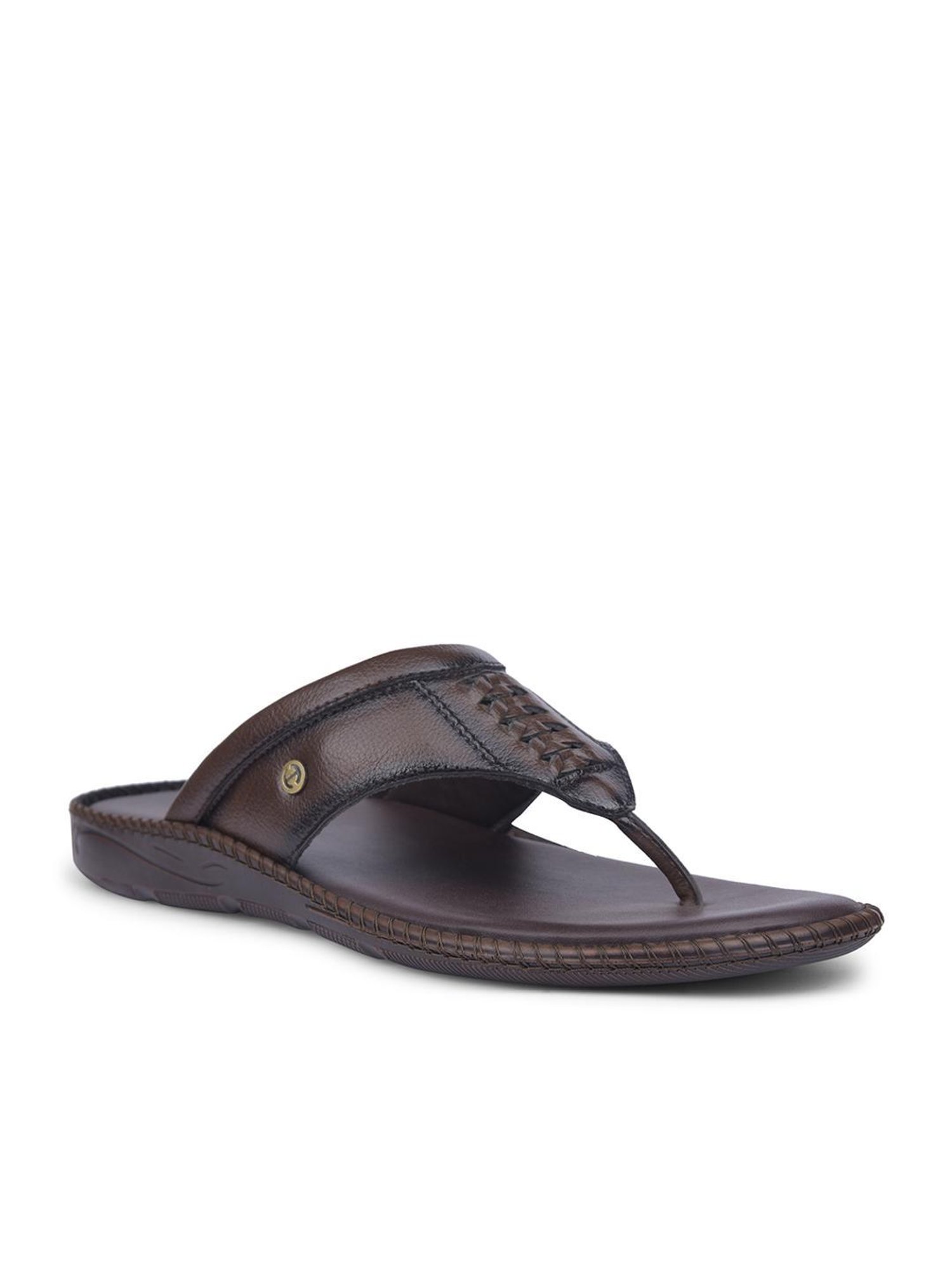 Healers by Liberty Men's Brown Thong Sandals