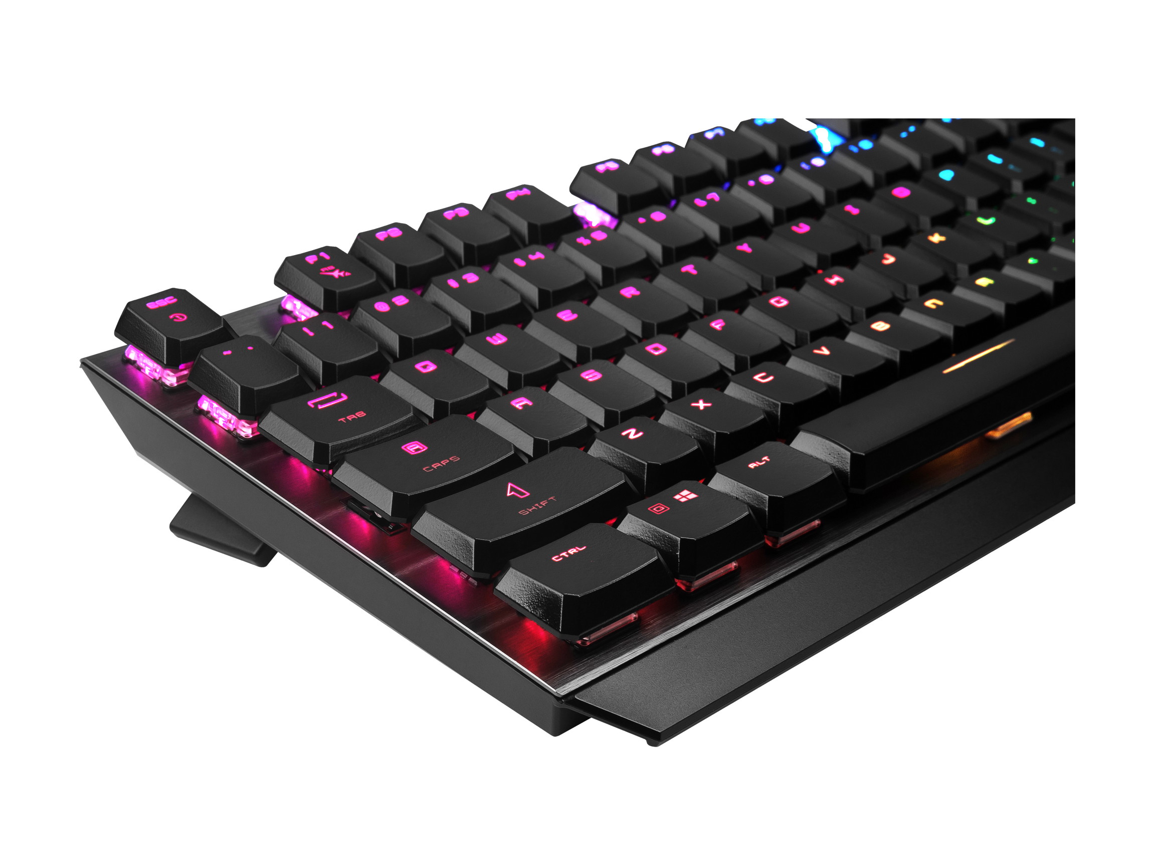 2, 60% Wired/Wireless Mechanical Keyboard (Kailh Box Brown Switch/White Case) - Full Keys Programmable - True RGB Backlit - Tap Arrow Keys - Double Shot PBT Keycaps - NKRO - 1900mAh Battery