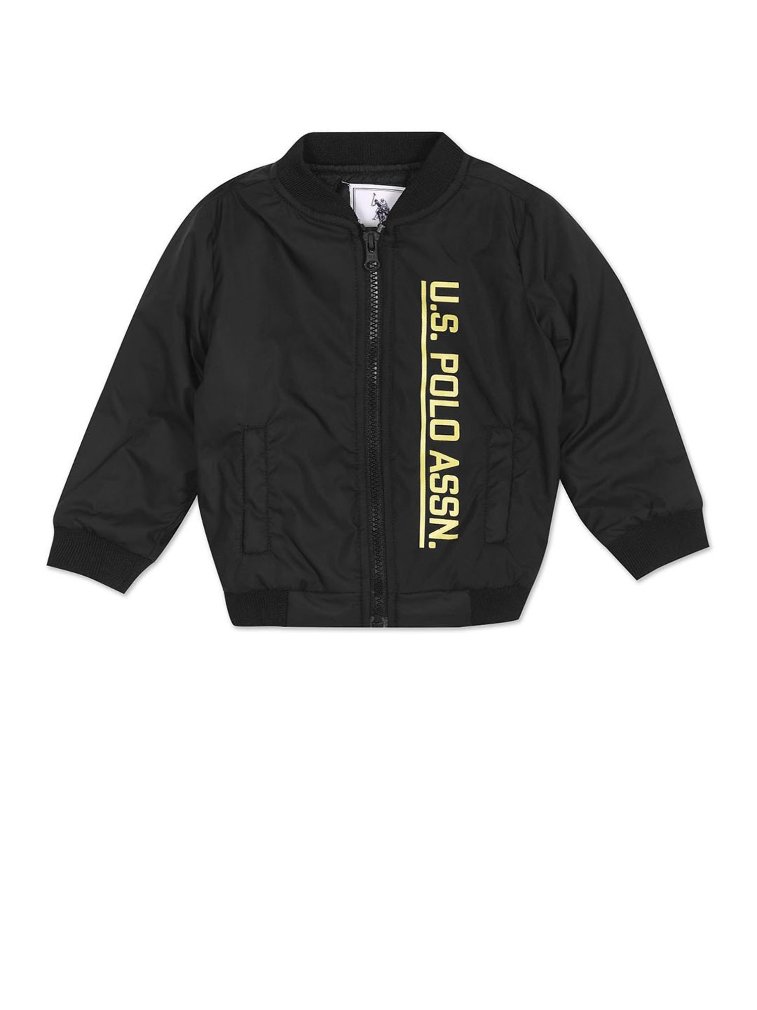 Allen Solly Junior Navy & Green Color Block Full Sleeves Jacket