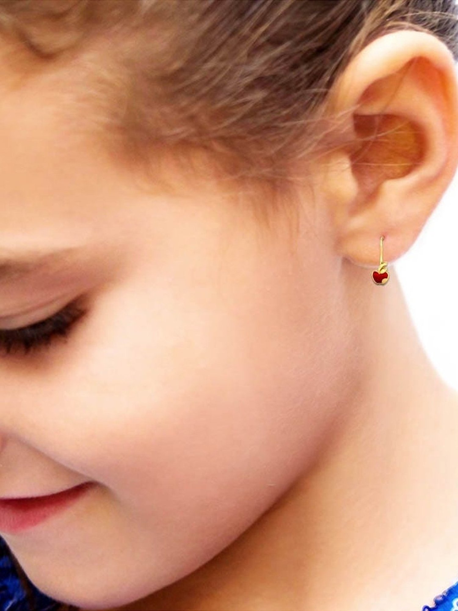 Candere by Kalyan Jewellers 18k BIS Hallmark Yellow Gold Drop Earrings