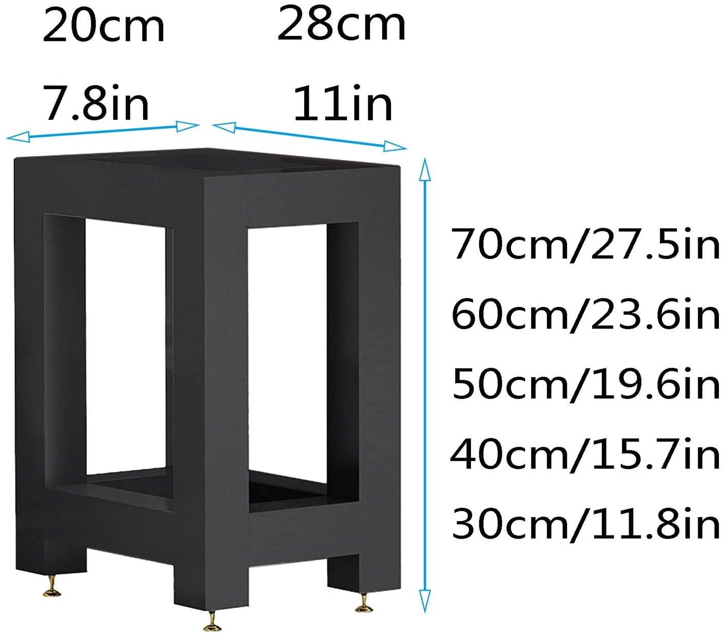 Speaker Stands, Desktop Speaker Base, 30/40/50/60/70CM, for Surround Sound and Book Shelf Speakers, Easy to Assemble. (Color : 2pcs, Size : 30cm)