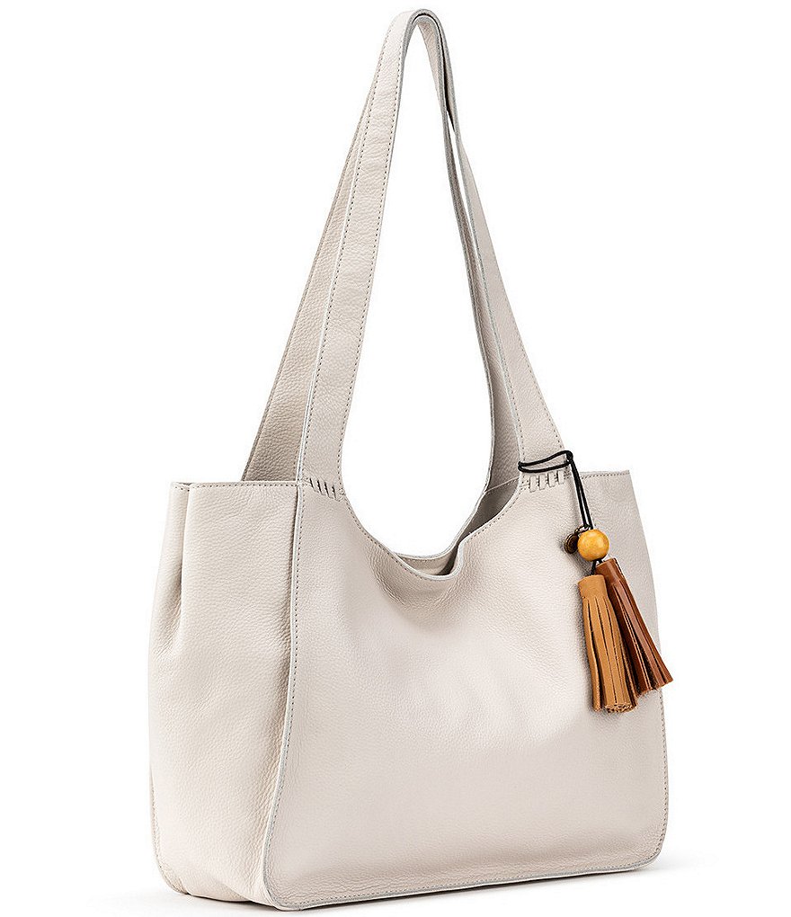 The Sak Huntley Leather Snap Tote Bag