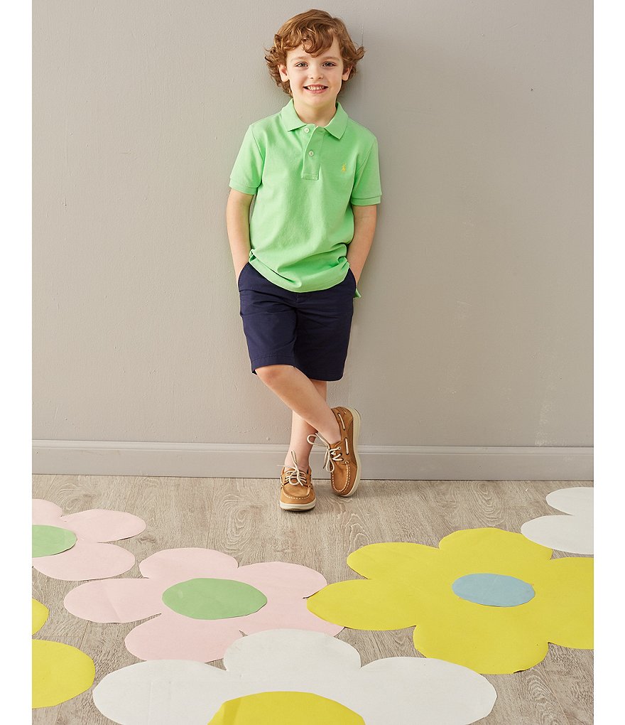 Polo Ralph Lauren Childrenswear Little Boys 2T-7 Flat Front Chino Shorts